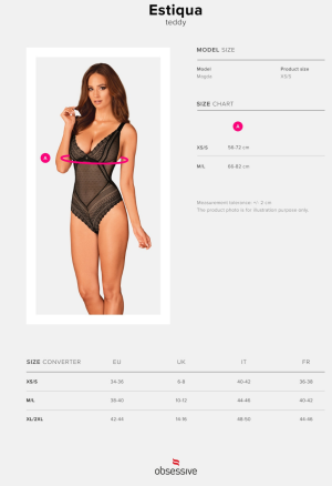 Czarne, seksowne body