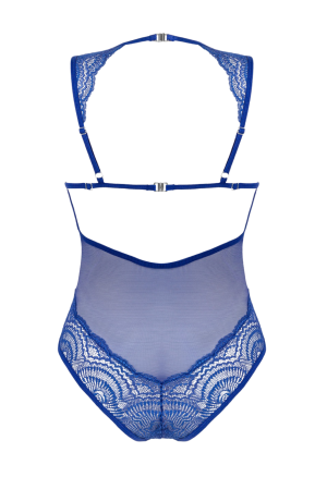 Oryginalne body w pięknym kolorze z ciekawym dekoltem