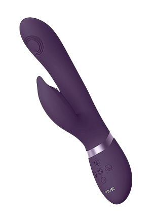 Wibrator punktu G i łechtaczki z potrójnym silnikiem