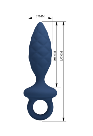 Silikonowy korek analny o...