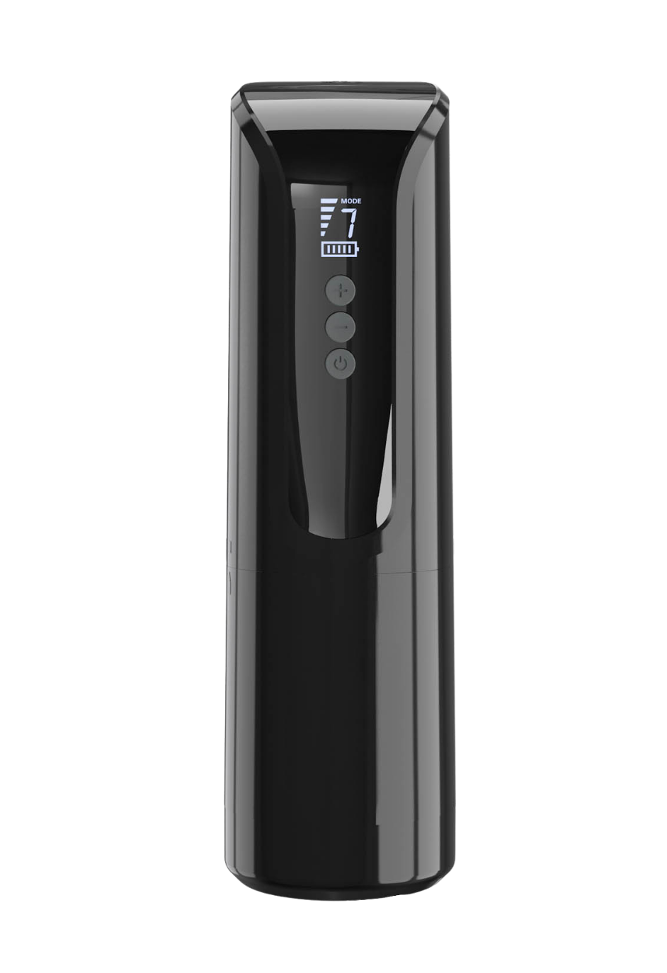 Automatyczny masturbator z rotacją i ruchem posuwistym w czarnym kolorze