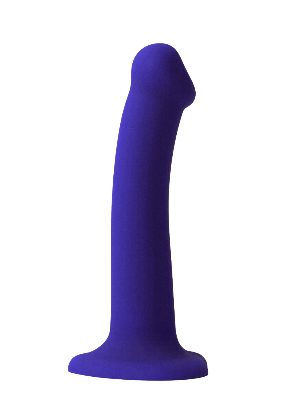 Podświetlane dildo silikonowe z przyssawką – 6 trybów LED - 18 cm