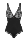 Niesamowicie eleganckie body o koronkowym wykończeniu