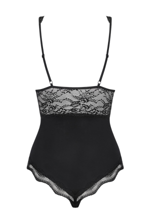 Niesamowicie eleganckie body o koronkowym wykończeniu