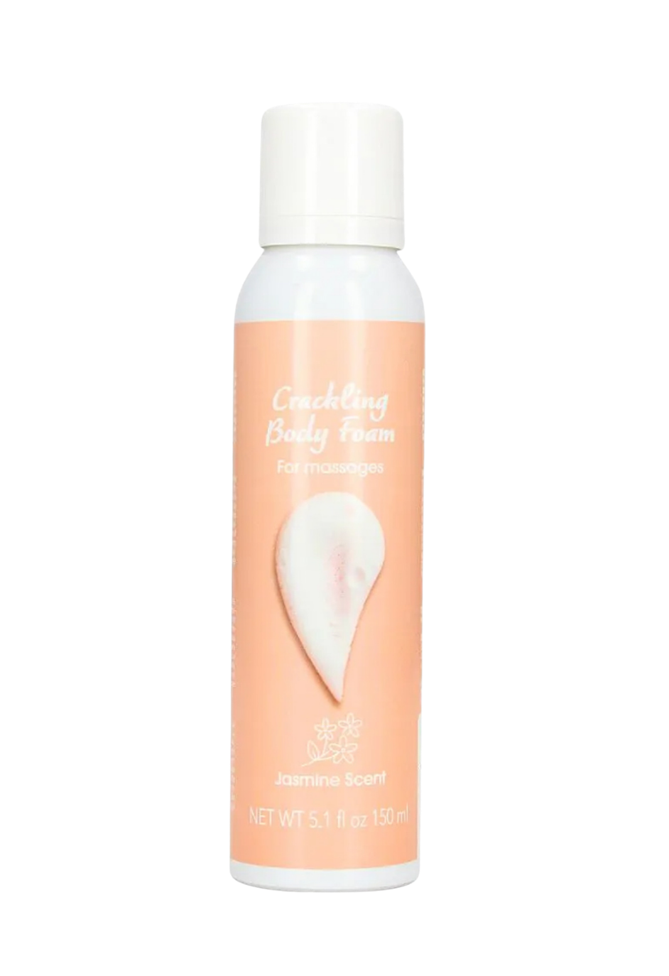 Strzelająca pianka do masażu dla par – jaśminowy - 150 ml