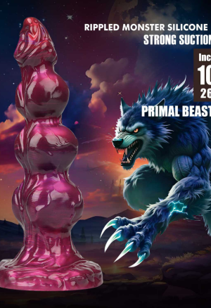 Fantazyjne dildo z przyssawką - 26 cm