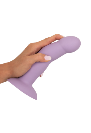 Wibrujące dildo wykonane z jedwabiście gładkiego silikonu medycznego - 19,5 cm