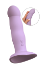 Wibrujące dildo wykonane z jedwabiście gładkiego silikonu medycznego - 19,5 cm
