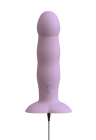 Wibrujące dildo wykonane z jedwabiście gładkiego silikonu medycznego - 19,5 cm