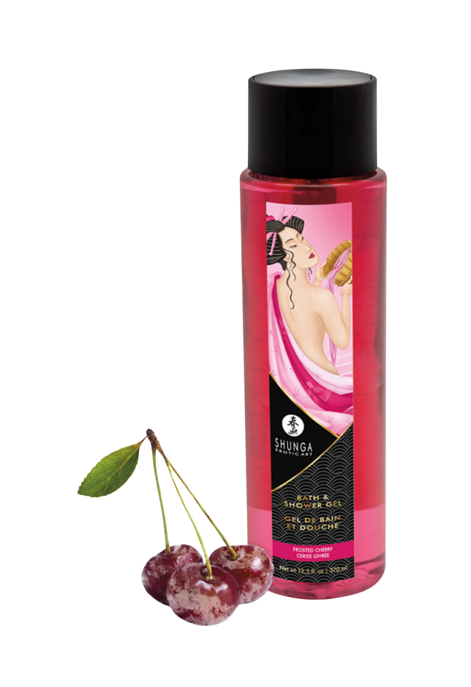 Żel pod prysznic i do kąpieli – zmysłowa piana o wiśniowym aromacie 370 ml