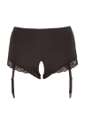 Seksowne, otwarte figi z pasami do pończoch - Plus Size