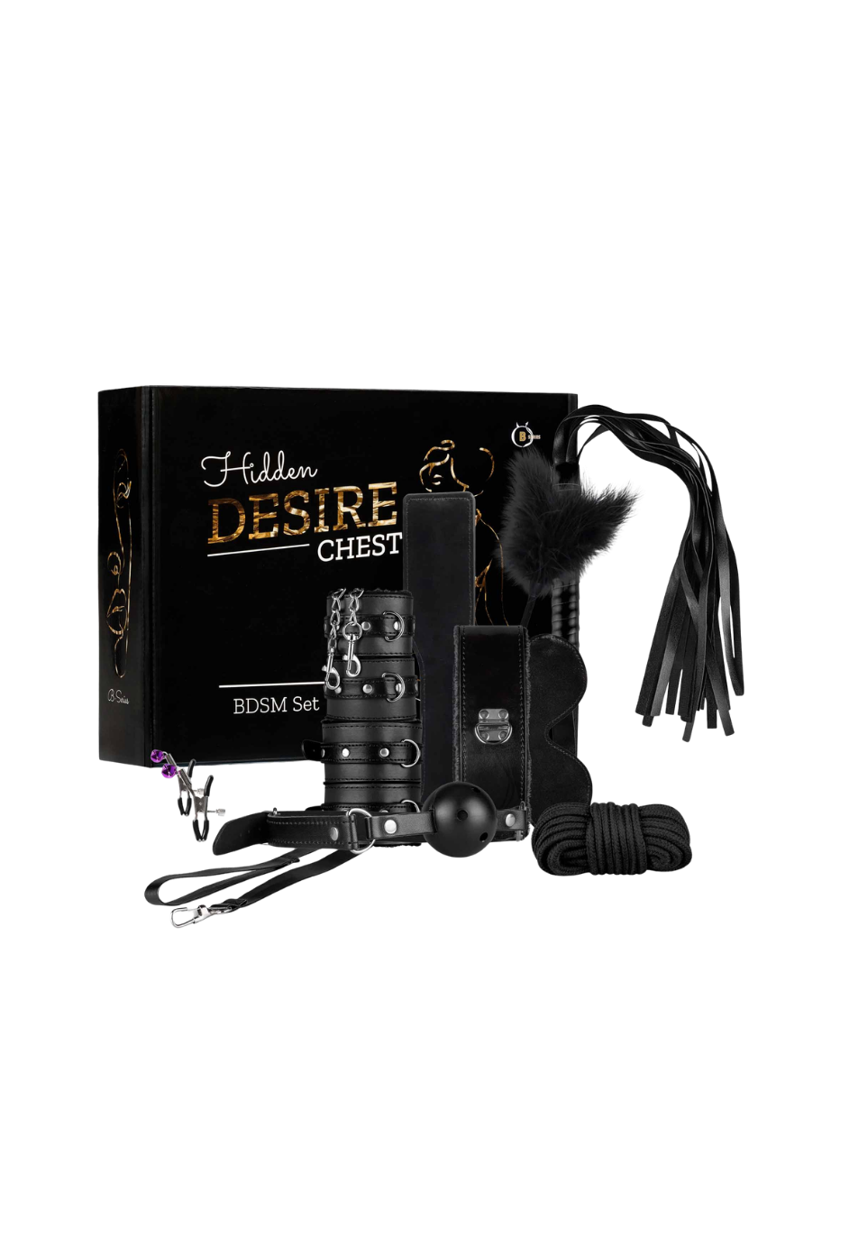 Elegancki zestaw BDSM - 10 elementów