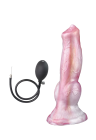 Nadmuchiwane, fantazyjne dildo - 19 cm
