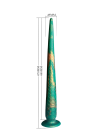 Designerskie dildo inspirowane formą ogona - 47 cm