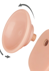 Ultra realistyczne dildo z przyssawką - 19,5 cm