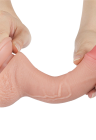 Ultra realistyczne dildo z przyssawką  i funkcją ruchomej skórki- 22 cm