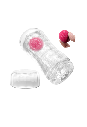 Masturbator z kulkową strukturą wewnętrzną