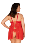 Uwodzicielska koszulka i stringi w rozmiarze plus size