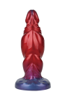 Nadmuchiwane, silikonowe dildo typu monster - 22 cm