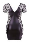 Ponętna sukienka z koronką oraz suwakiem - Plus Size