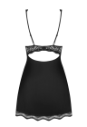 Kobieca babydoll z różaną koronką