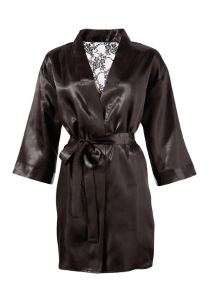 Eleganckie kimono z tyłem z koronki o kwiatowym motywie