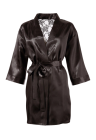Eleganckie kimono z tyłem z koronki o kwiatowym motywie