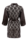 Eleganckie kimono z tyłem z koronki o kwiatowym motywie