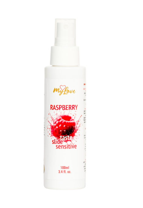 Aromatyczny żel intymny na bazie wody o smaku maliny  - 100 ml