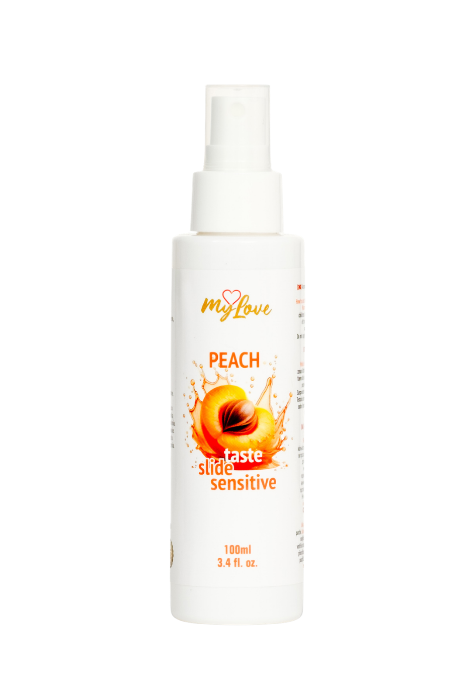 Aromatyczny żel intymny na bazie wody o smaku brzoskwini  - 100 ml