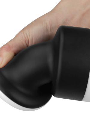 Silikonowy korek analny z przyssawką do stymulacji - 19 cm