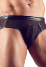 Jockstrapy z delikatnej siateczki wykończone materiałem wetlook