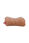 Masturbator z podwójnym kanałem do zróżnicowanej stymulacji