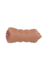 Masturbator z podwójnym kanałem do zróżnicowanej stymulacji