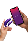 Inteligentny wibrator dla par z technologią Fusion Wave - sterowanie pilotem lub aplikacją mobilną