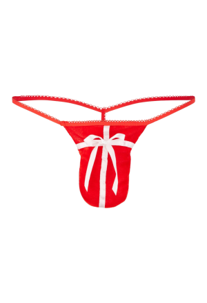 Świąteczne, męskie stringi - prezent