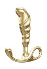 Elegancki masażer prostaty P-Spot – metalowy stymulator ze stopu cynku