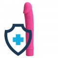 Klasyczny, niewielki wibrator w kolorze różowym, www.erotic-med.pl