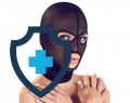 Elastyczna maska na twarz, sex Shop