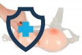 Proteza - silikonowe piersi z regulowanymi szelkami 