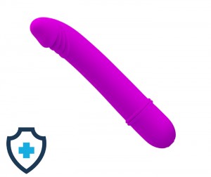 Wodoodporny mini wibrator, purpurowy
