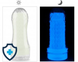 Masturbator świecący w ciemnościach na kolor niebieski