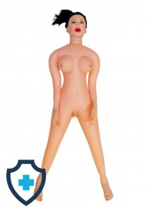 Dmuchana lalka z cyberskóry z wibracjami - 156 cm