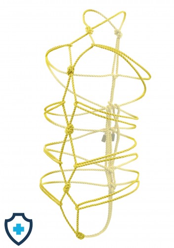 Bawełniana lina do krępowania ciała, 10 m, żółta Kraków sexshop