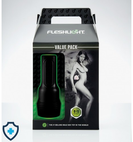 Zestaw Fleshlight - Masturbator z przyssawką + lubrykant, cleaner i środek do pielęgnacji 
