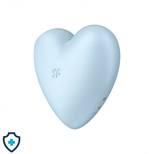 Masażer bezdotykowy w kształcie serca - błękitny