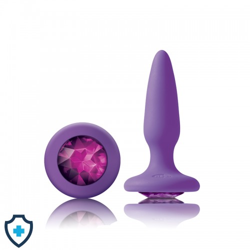 Ekskluzywny korek analny w kolorze purpury, mini