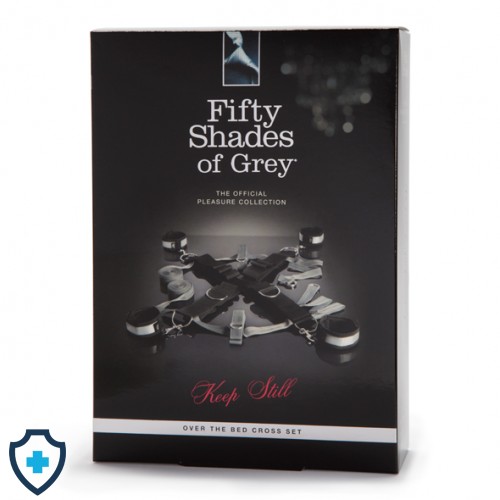 Zestaw pasy do krzyżowania na łóżku, kajdanki, maska Pięćdziesiąt twarzy Greya (Fifty Shades of Grey)