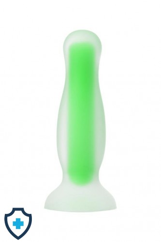 Edytuj produkt: Świecący w ciemnościach na zielono plug analny M