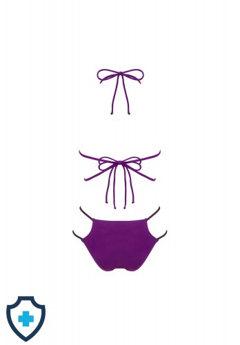 Kostium kąpielowy bikini w kolorze fioletowym